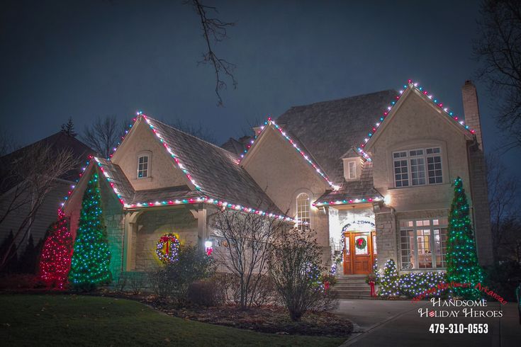 Professional residential Christmas lighting service
